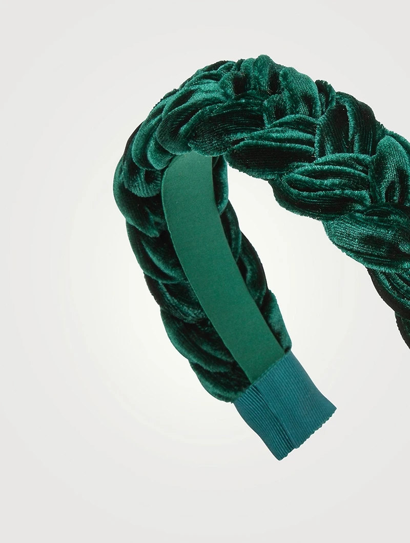 Lori Braided Velvet Headband