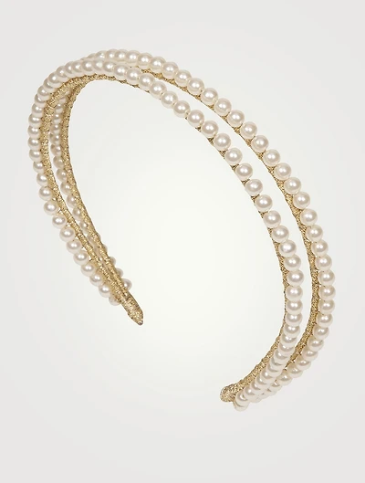 Gitta Faux Pearl Headband