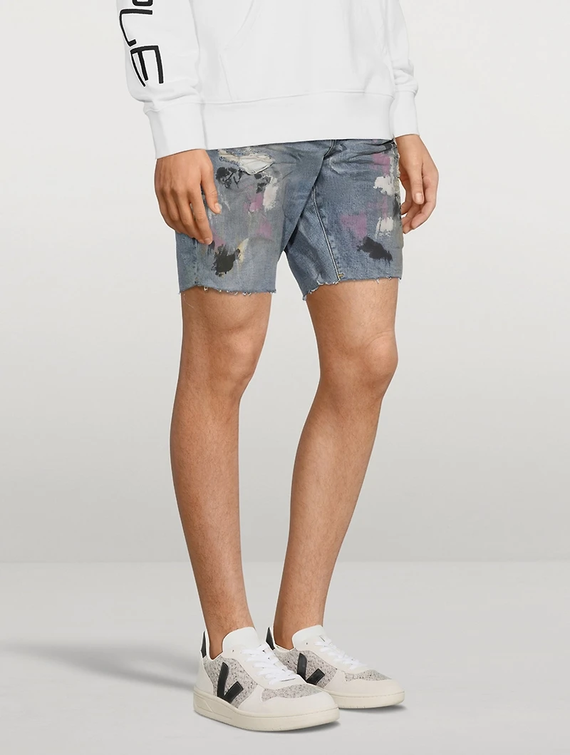 Destroy Jean Shorts