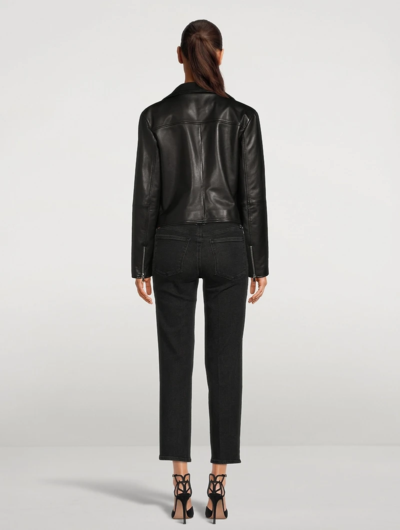 Nairobi Leather Moto Jacket