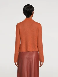 Brushed Polo Sweater