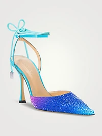 Galactic Crystalized Satin Pumps
