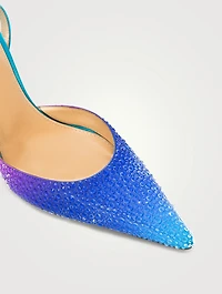 Galactic Crystalized Satin Pumps
