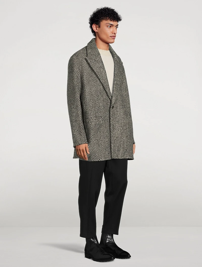 Wool Compact Boucle Jacket