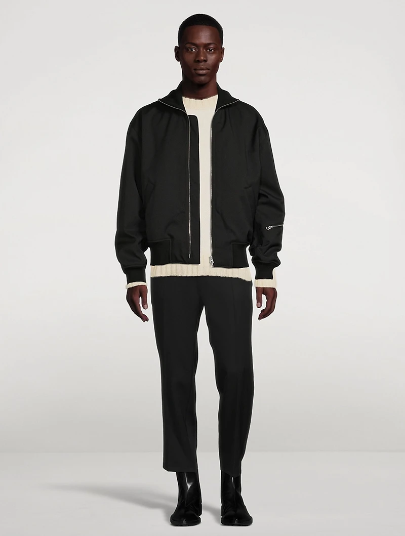 Light Wool Gabardine Pants