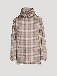 Misha Plaid Mac Coat