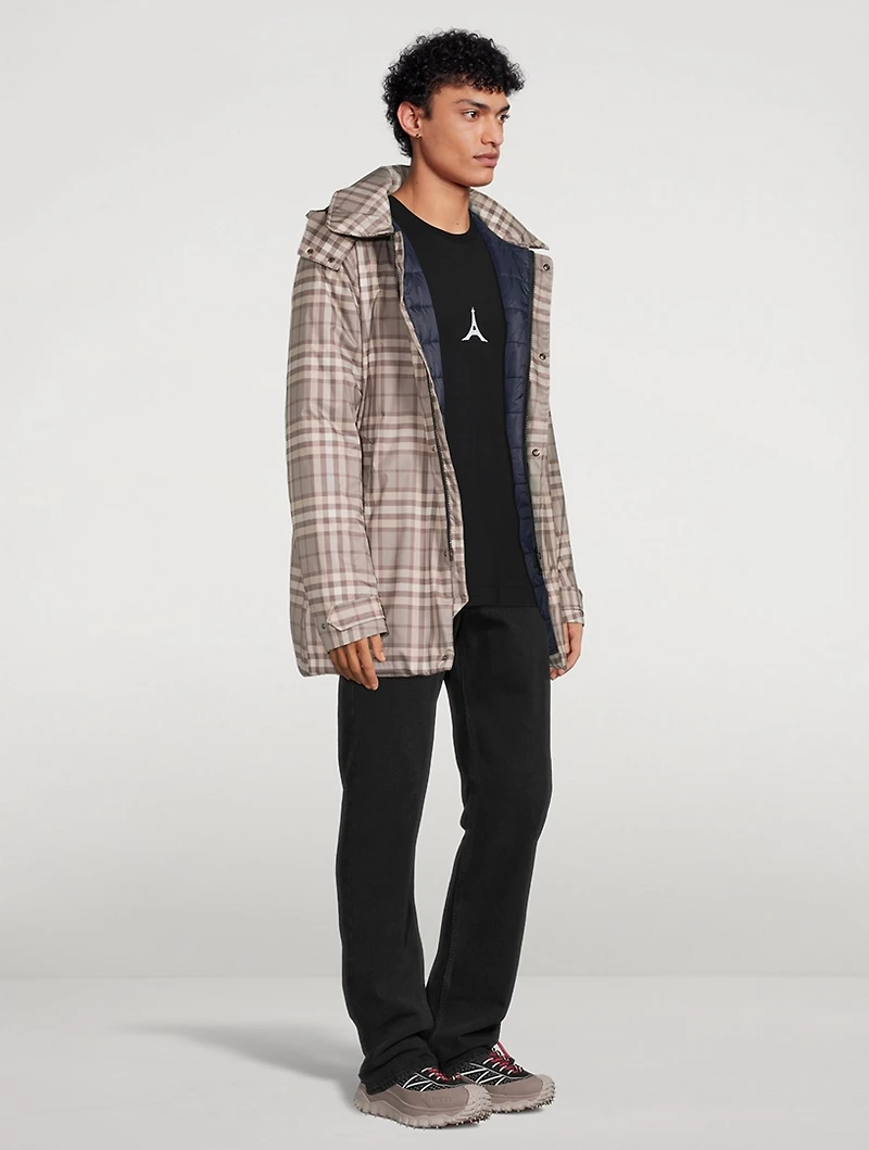 Misha Plaid Mac Coat