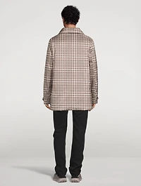 Misha Plaid Mac Coat