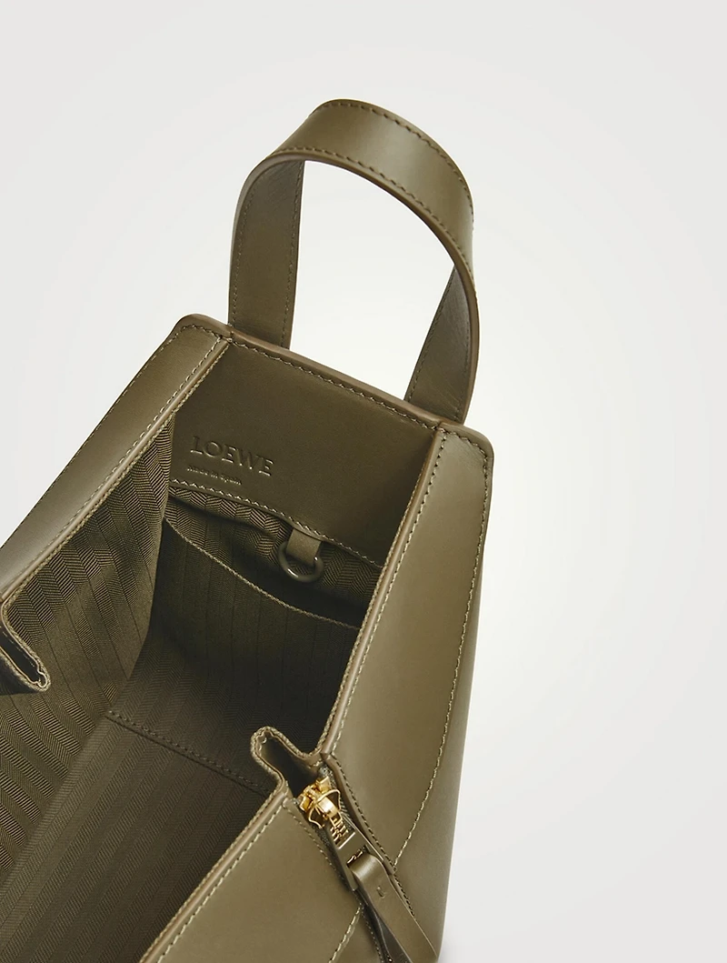 Compact Hammock Leather Bag