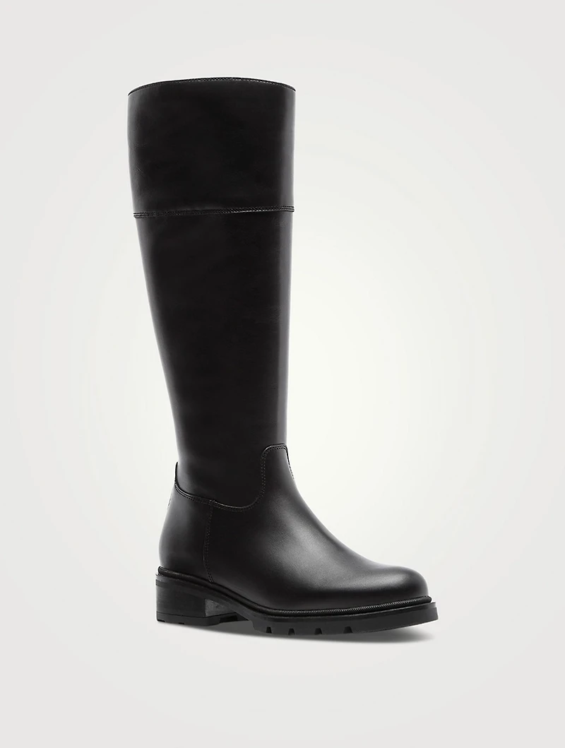 Savoury Leather Knee-High Boots