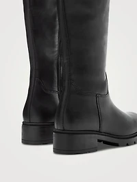 Savoury Leather Knee-High Boots