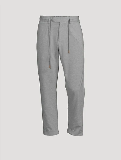 Wool Stretch Jogger Pants