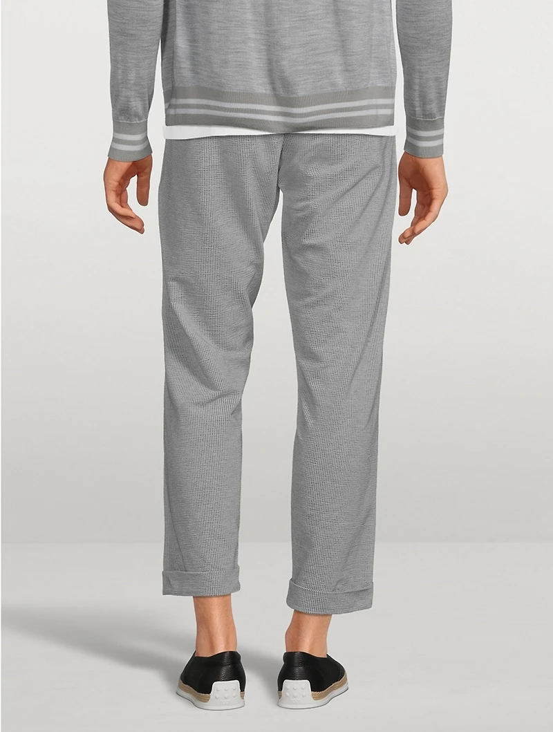 Wool Stretch Jogger Pants