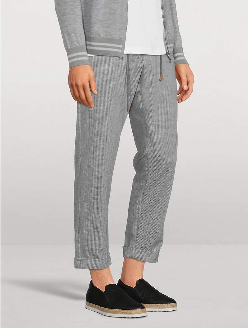 Wool Stretch Jogger Pants