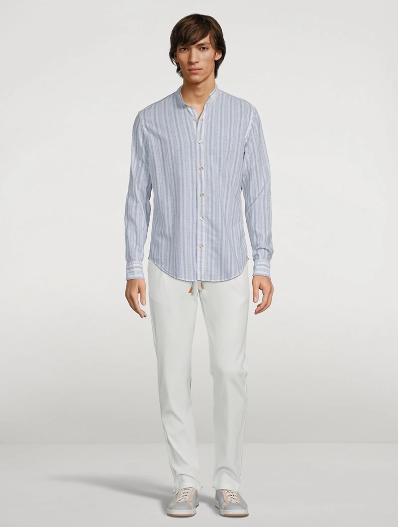 Striped Long-Sleeve Shirt
