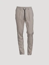 Nylon Stretch Chino Pants