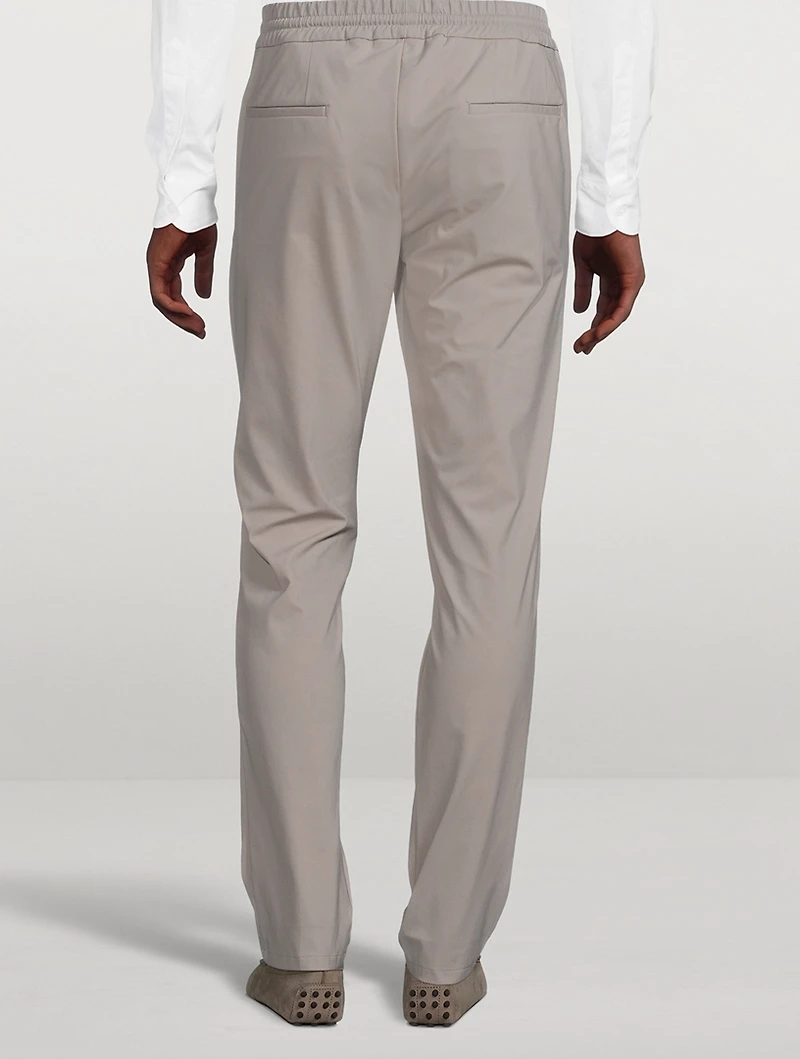 Nylon Stretch Chino Pants