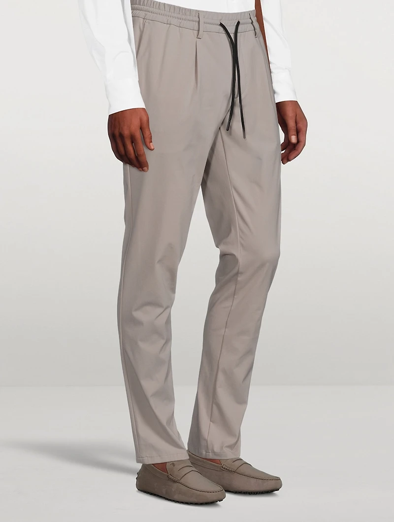 Nylon Stretch Chino Pants
