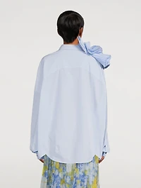 Casia Shirt With Fan Detail