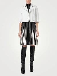 Perforated Leather Jacket