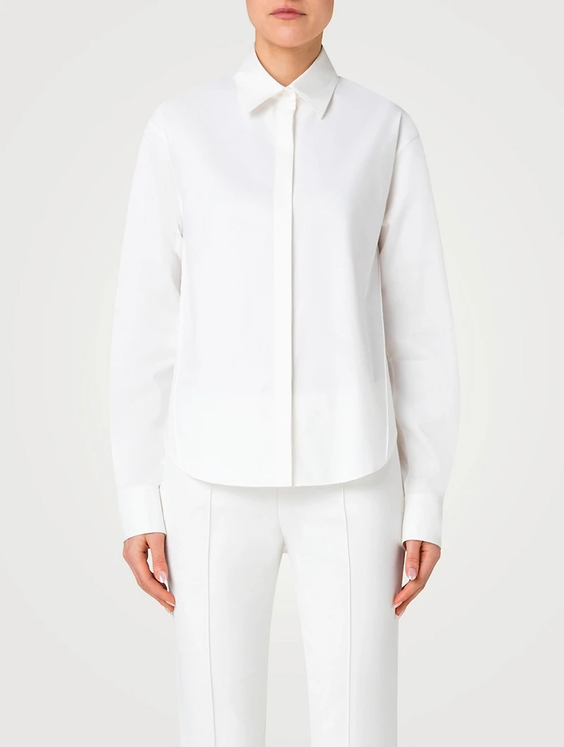 Cotton Gabardine Shirt