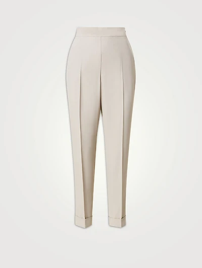 Chris Crêpe Tapered Trousers