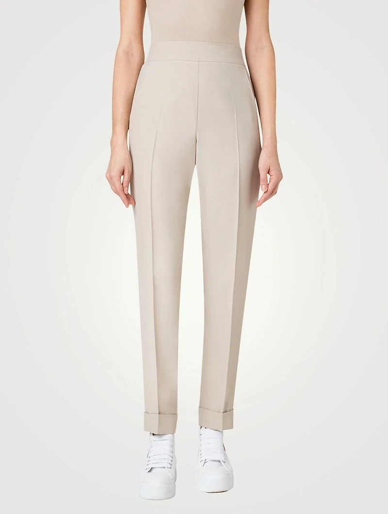 Chris Crêpe Tapered Trousers