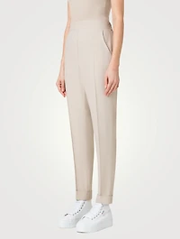 Chris Crêpe Tapered Trousers