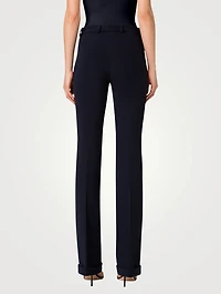 Marisa Stretch-Wool Bootcut Trousers