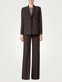 Gala Cool Wool Double-Breasted Blazer