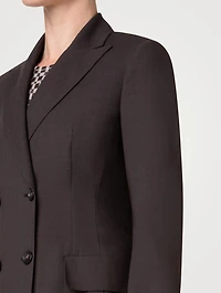 Gala Cool Wool Double-Breasted Blazer