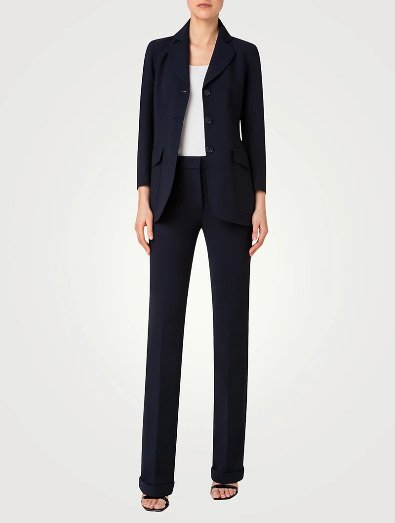 Ronja Stretch-Wool Blazer