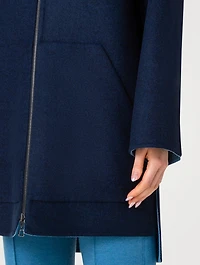 Fabiola Reversible Wool Cashmere Double-Face Jacket