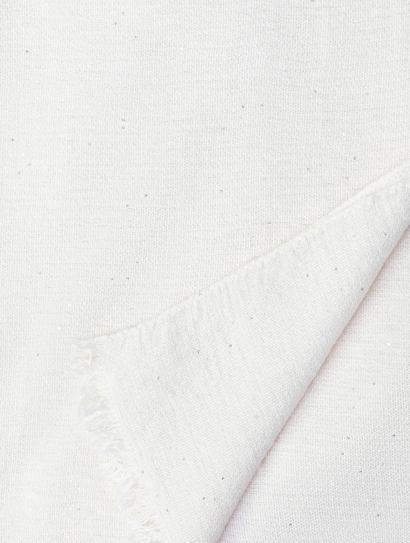 Sequin Silk And Cashmere Scarf