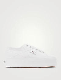 Alaïa x Superga Canvas Platform Sneakers