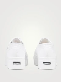 Alaïa x Superga Canvas Platform Sneakers