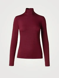 Modal Jersey Turtleneck Top