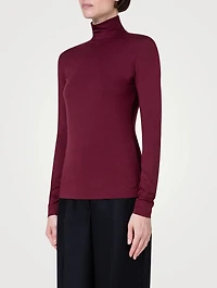Modal Jersey Turtleneck Top