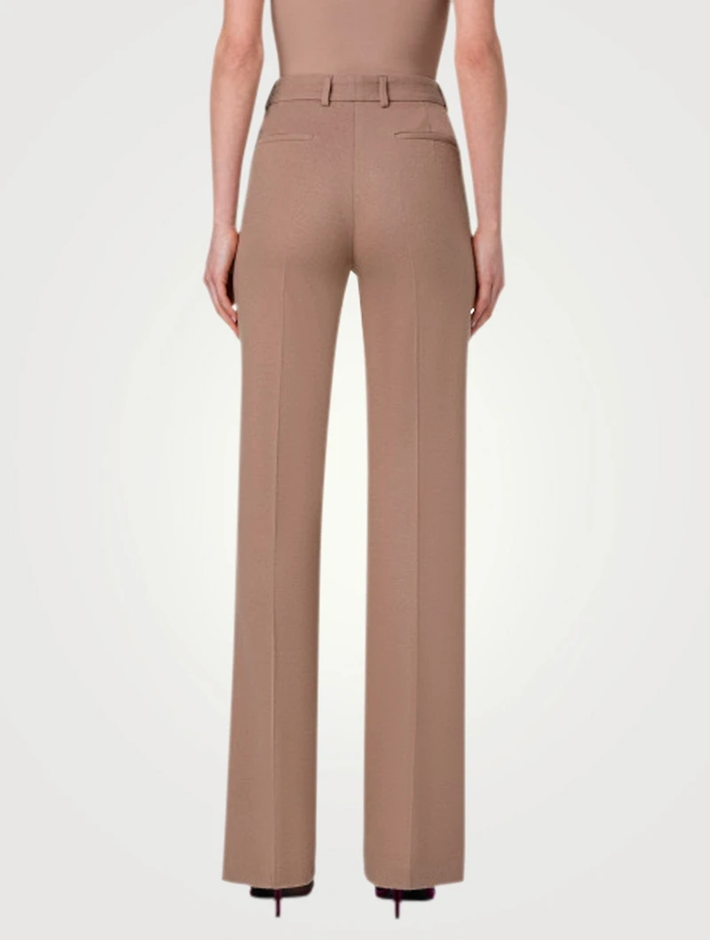 Faysa Wool Bootcut Trousers