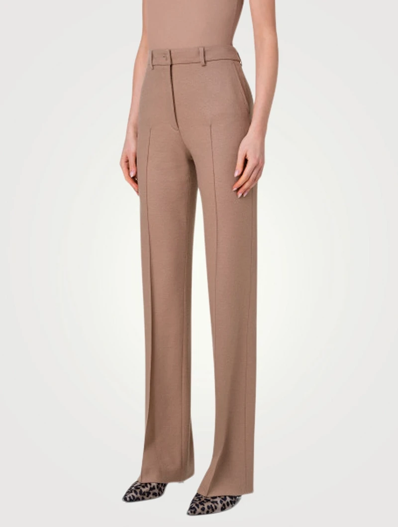 Faysa Wool Bootcut Trousers