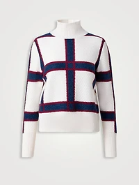Check Intarsia Sweater