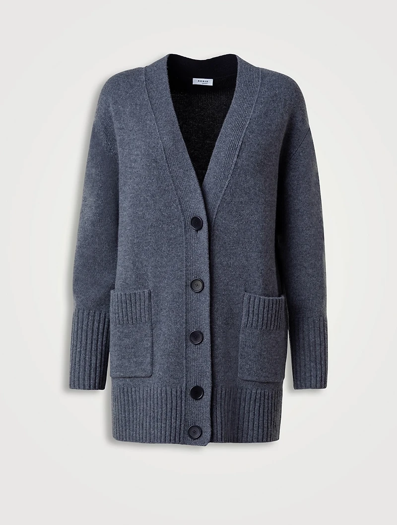 Wool Cashmere Cardigan