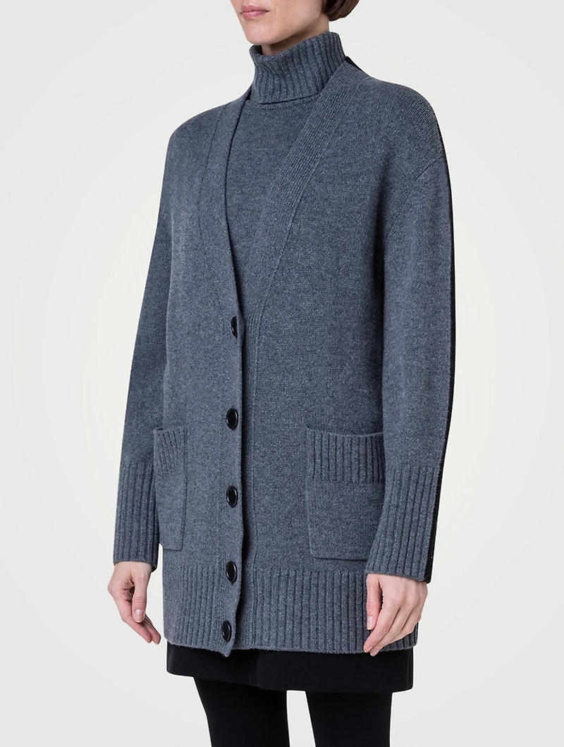 Wool Cashmere Cardigan