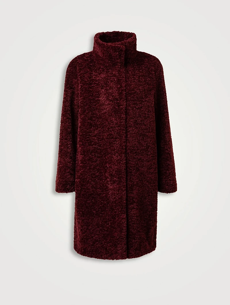 Faux Shearling Coat