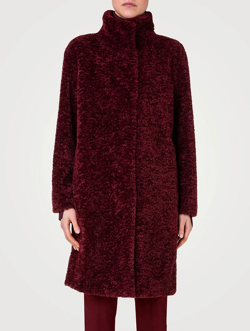 Faux Shearling Coat