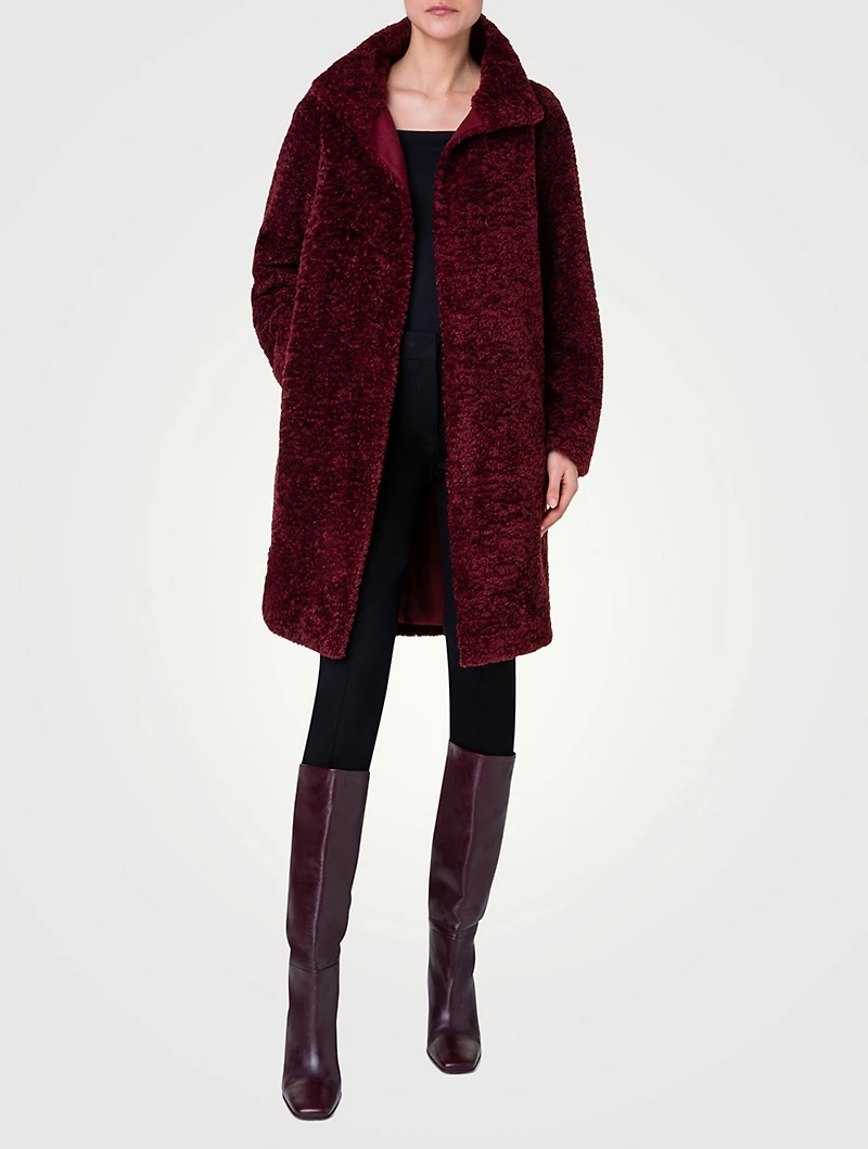 Faux Shearling Coat