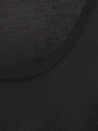 Scoopneck Long-Sleeve Top