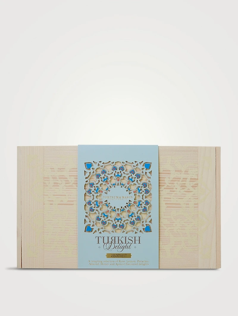 Turkish Delight In A Wooden Box, 454g