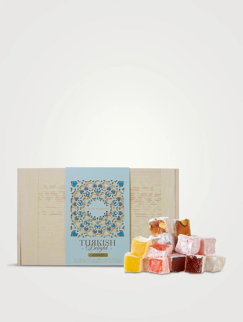 Turkish Delight In A Wooden Box, 454g