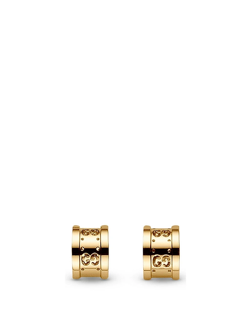 Icon 18K Gold Twirl Earrings